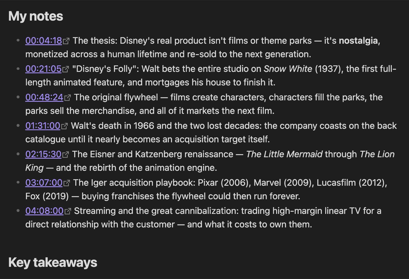 Timestamps